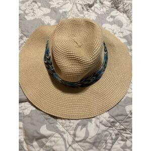 armani wide brim hat women